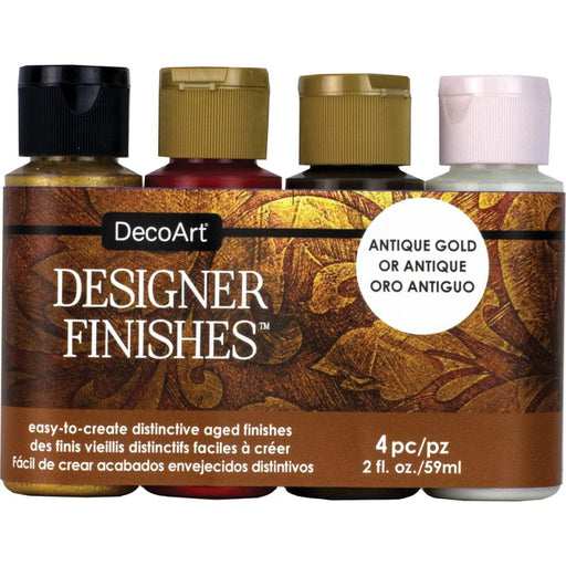 DecoArt Designer Finish Kits Antique Gold