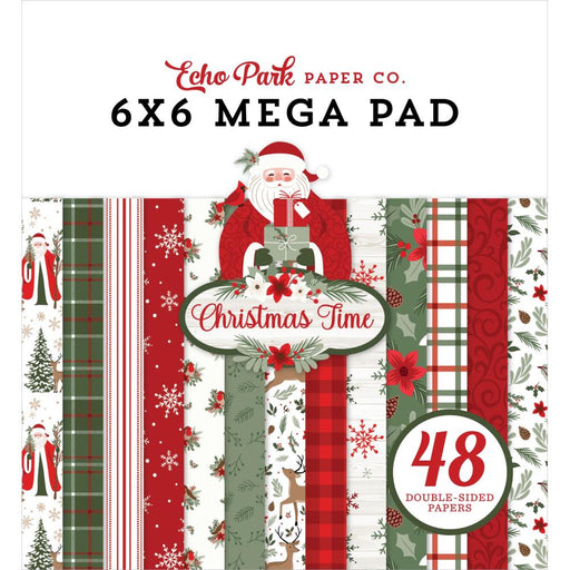 Echo Park 6x6 inch Mega Paper Pad Christmas Time