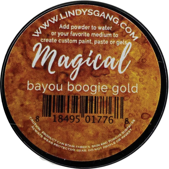 Lindy's Stamp Gang Magical Mica Jar  Bayou Boogie Gold