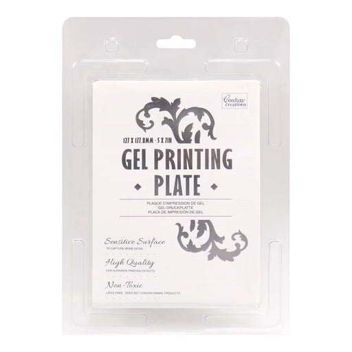 Couture Creations Gel Printing Plate 5x7inch.