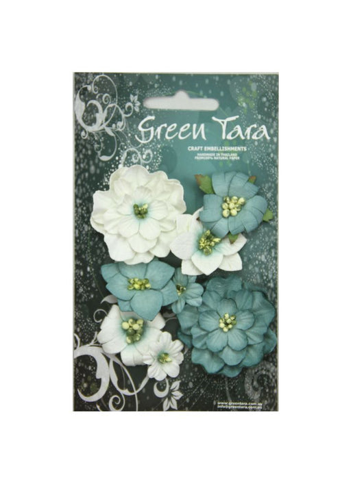 Green Tara Fantasy Blooms Blue