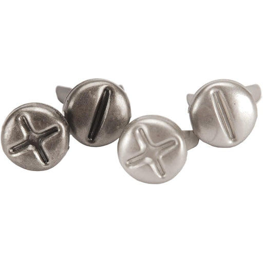 EYELET OUTLET Round Screw Top Brads 6mm