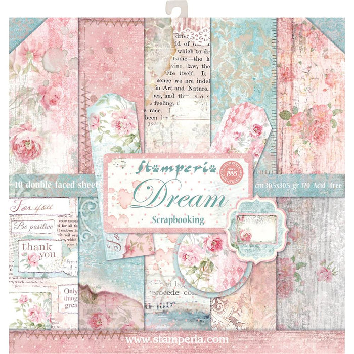 Stamperia  Paper Collection Pack 12x12 Dream.