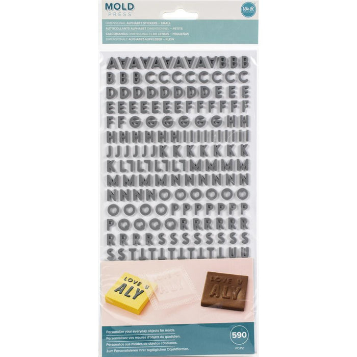 We R Memory Keepers Mold Press Alphabet Stickers
