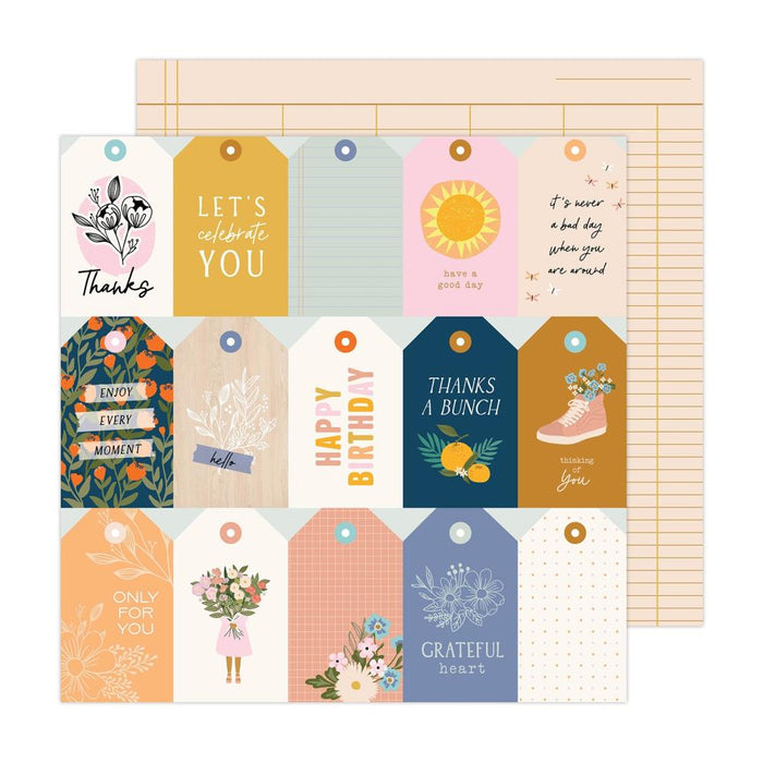 Jen Hadfield Live and Let Grow Patterned Paper 12x12 For You