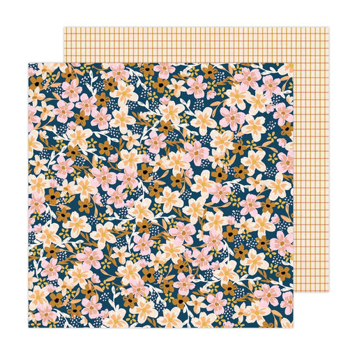 Jen Hadfield Live and Let Grow Patterned Paper 12x12 Moon Flowers