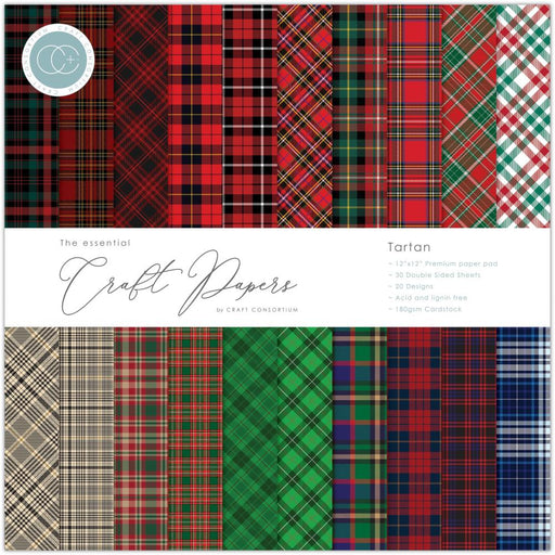 Craft Consortium Tartan Paperpad 12"x12"