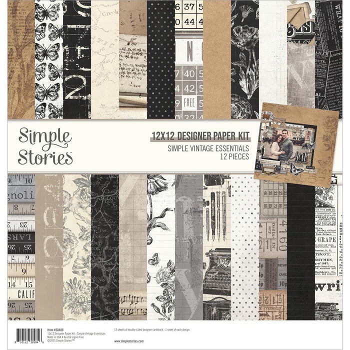 Simple Stories 12x12inch Paper Collection Simple Vintage Essentials