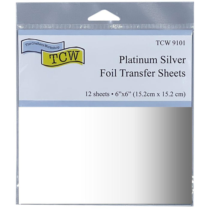 TCW Foil Transfer Sheets Platinum Silver