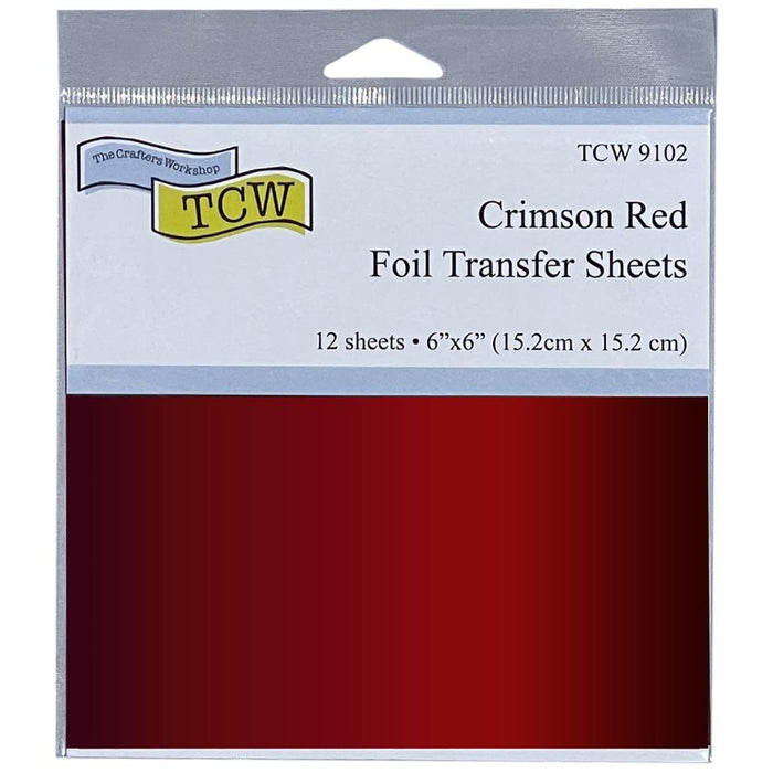 TCW Foil Transfer Sheets Crimson Red