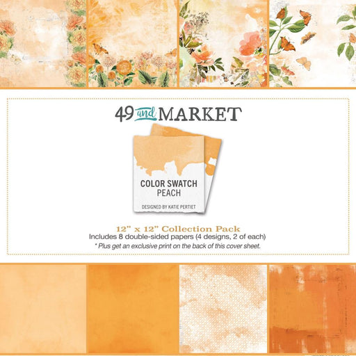 49 & Market Color Swatch Collections Pack 12"x12" Peach