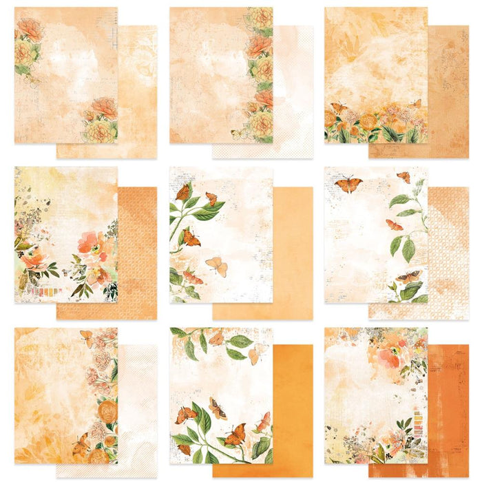 49 & Market Color Swatch Collection Pack 6" x 8"Peach.