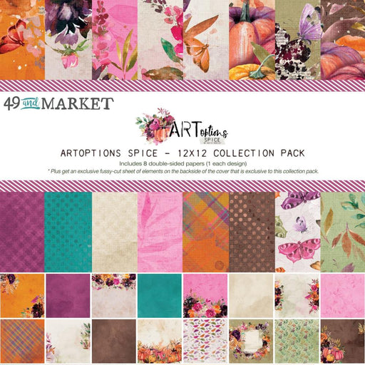 49 & Market ArtOptions Collections Pack 12"x12" Spice