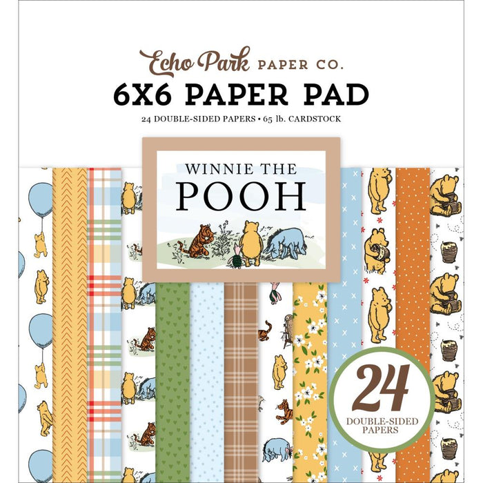 Echo Park 6x6 inch Paper Pad Winnie the Pooh