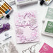 Greeting Card using The Pinkfresh Studio Best Wishes stamps, stencils and dies