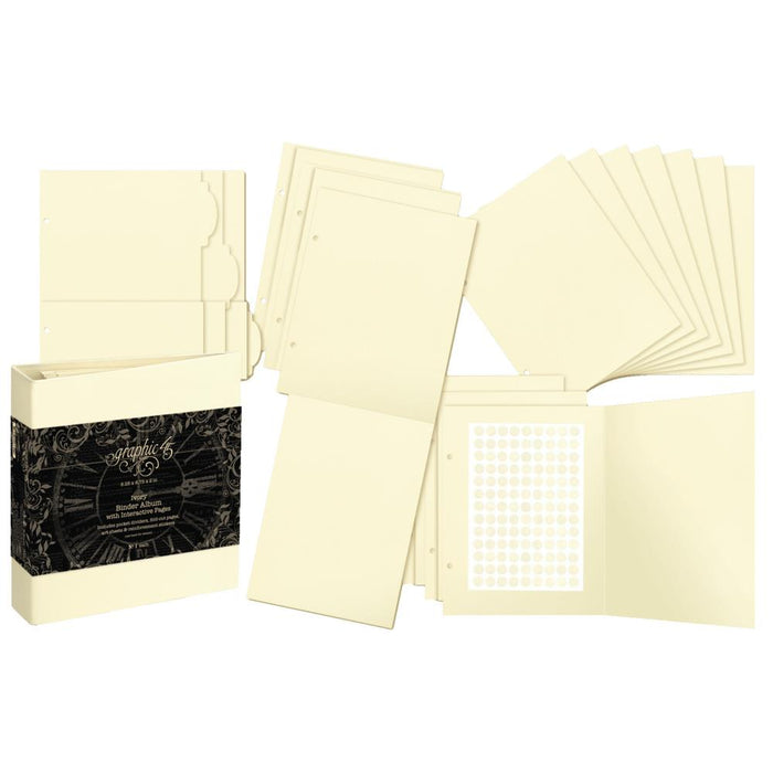 Graphic 45 Binder Album Ivory