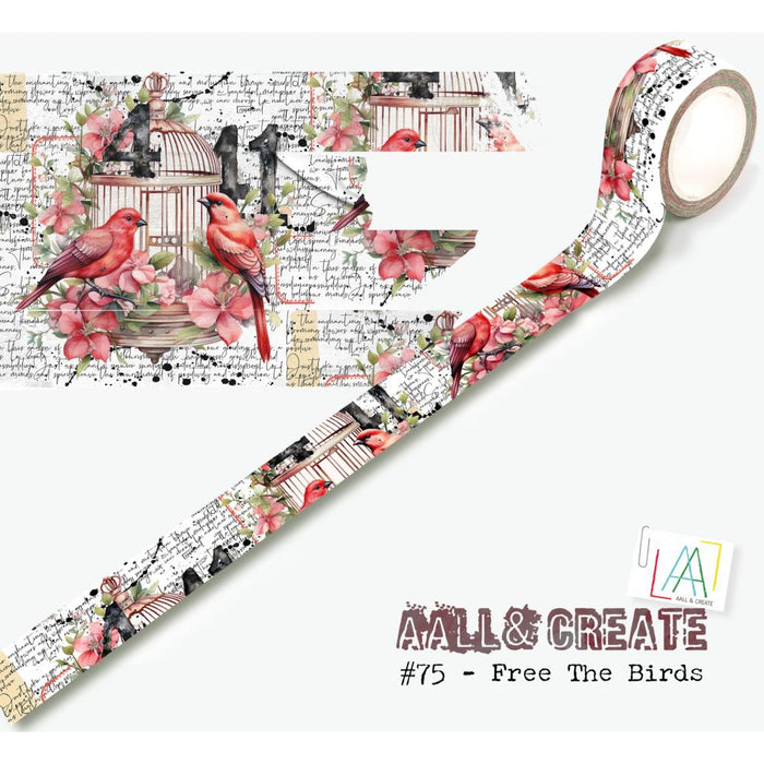 AAll &amp; Create Washi Tape Free The Birds #75