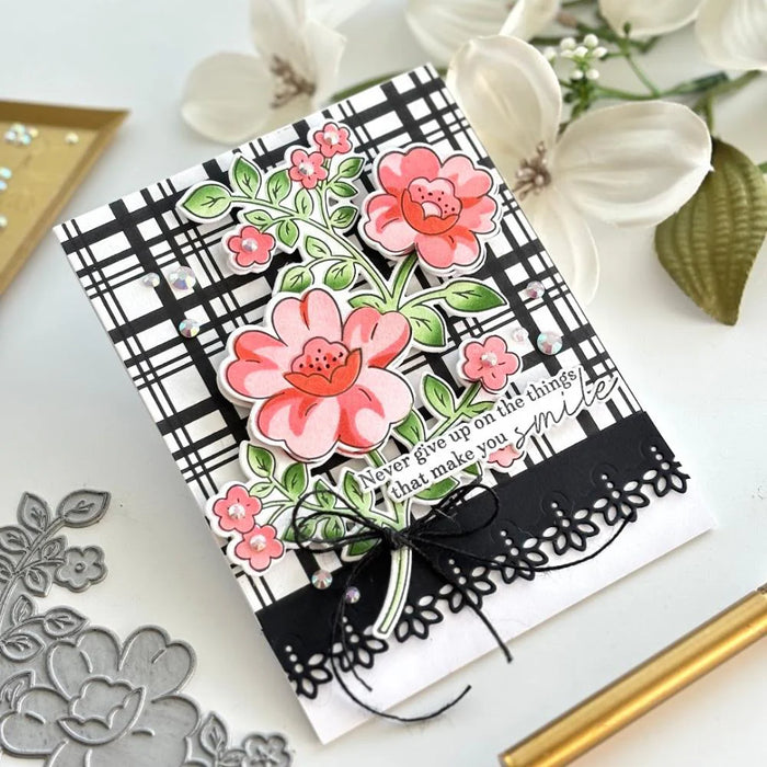Greeting Card featuring Pinkfresh Never Give Up Collection