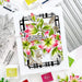  Greeting Card using Pinkfresh Studio Delighted for You clear photopolymer stamp set featuring a lily floral cluster and sentiments.