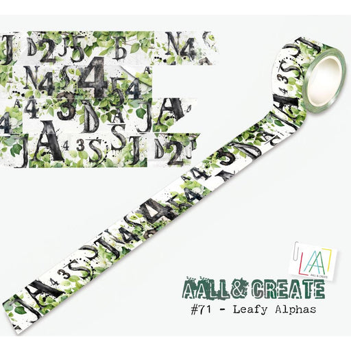 AAll &amp; Create Washi Tape Leafy Alphas.