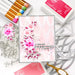 Greeting card using Be Fearless stencil, and die collection