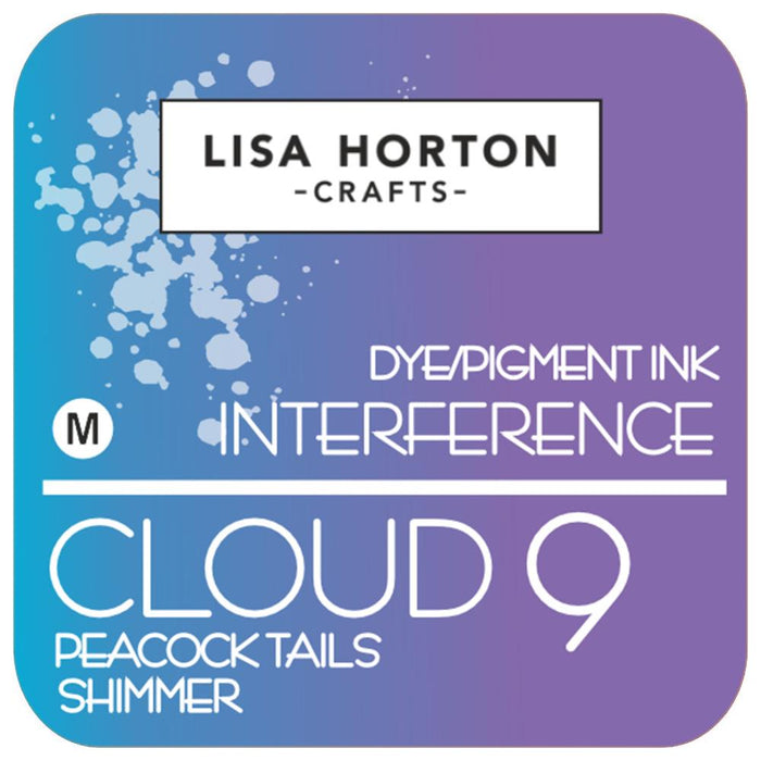 Lisa Horton Crafts Cloud 9 Interference Ink Peacock Tails Shimmer.