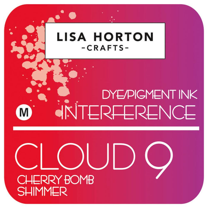 Lisa Horton Crafts Cloud 9 Interference Ink Cherry Bomb Shimmer.