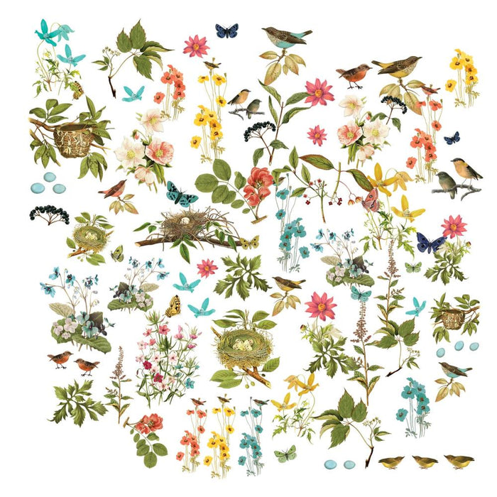 49 &amp; Market Laser Cut Elements Birdsong Wildflowers