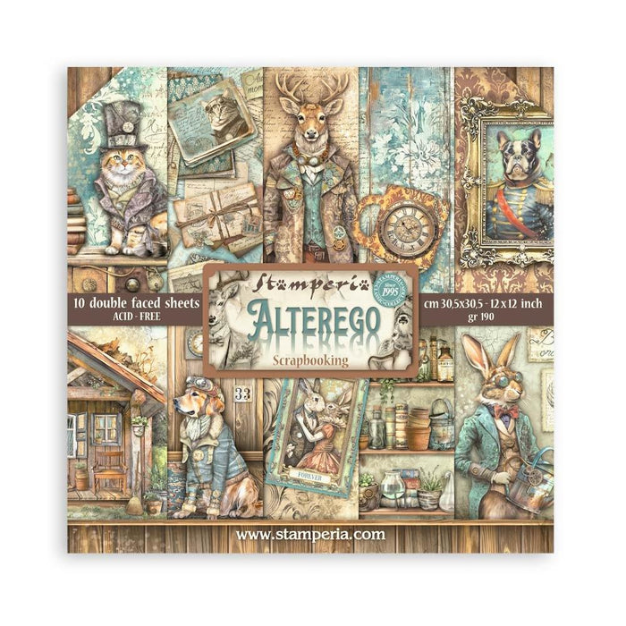 STAMPERIA PAPER COLLECTION PACK 12X12 ALTEREGO