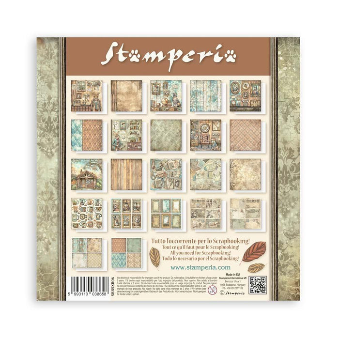 Stamperia Paper Collection Pad 8x8 Alterego