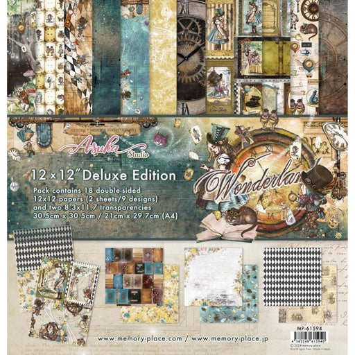 “Memory Place Wonderland 12x12 Deluxe Edition scrapbook paper by Asuka Studio”
“Fairytale-themed scrapbook paper pack with vintage designs and florals”