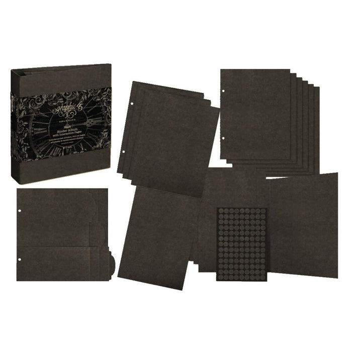 Graphic 45 Binder Album Black