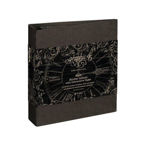 Graphic 45 Binder Album Black