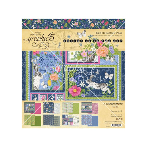Graphic 45 Paper Pack 8"x 8" Spring is in the Air