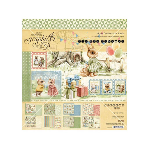 Graphic 45 Paper Pack 8"x 8" Hip Hop Hooray