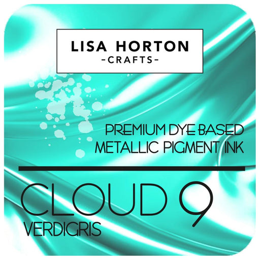 Lisa Horton Crafts Cloud 9 Metallic Ink Verdigris