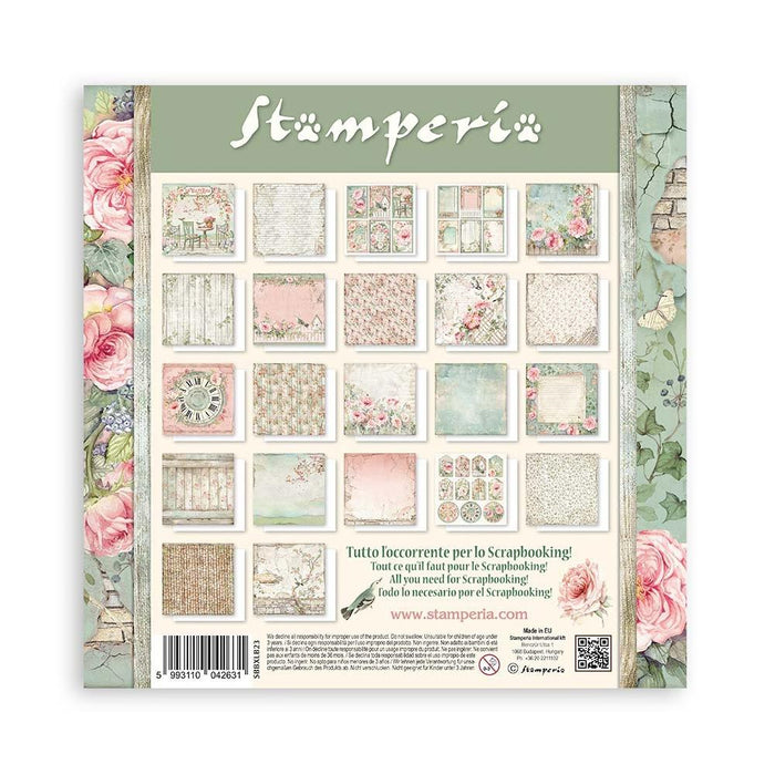 Stamperia House of Roses Maxi Pad 12x12.
