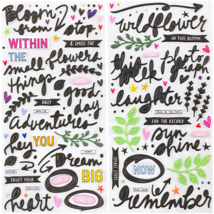 Vicki Boutin Puffy Stickers The Flower Emporium