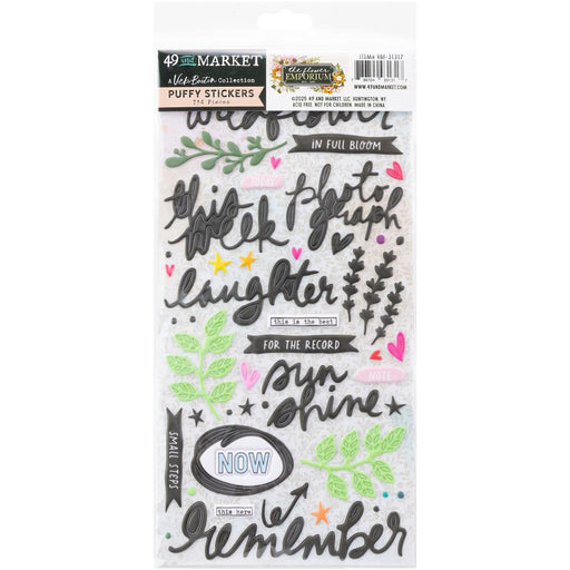Vicki Boutin Puffy Stickers The Flower Emporium