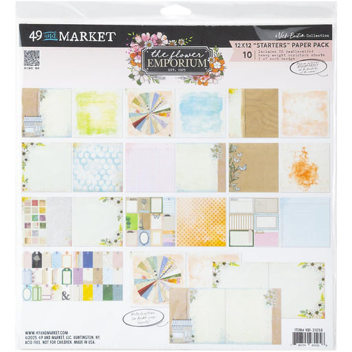 49 &amp; Market Collection Pack&nbsp; 12"x12" The Flower Emporium