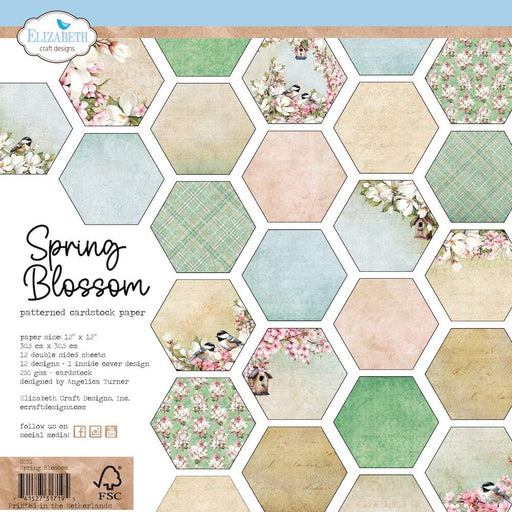 ELIZABETH CRAFTS PAPER COLLECTION PACK SPRING BLOSSOM