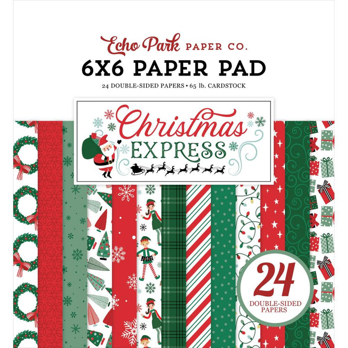 ECHO PARK 6X6 INCH PAPER PAD CHRISTMAS EXPRESS