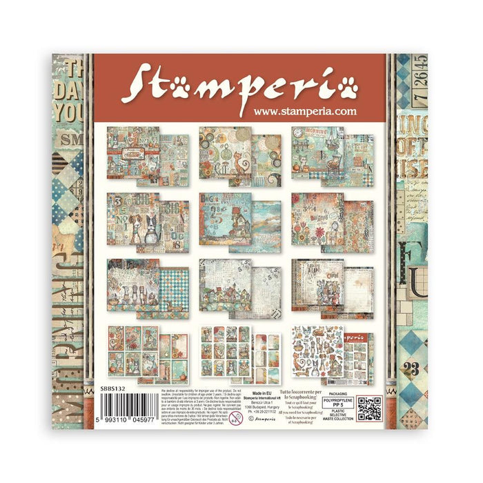 “Stamperia Furry Friends double-sided 8x8 scrapbook paper pad with cat and dog designs”
“Pet-themed Stamperia scrapbook paper for animal lovers”