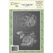 Lisa Horton Crafts 3D Glorious Garden Embossing Folder with inset die, perfect for cards, tags, and layered paper crafts.