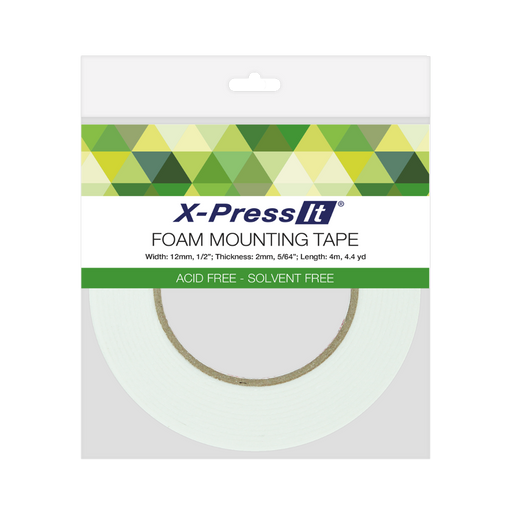 X-Press It Double Sided Foam Mounting Tape 12mm.