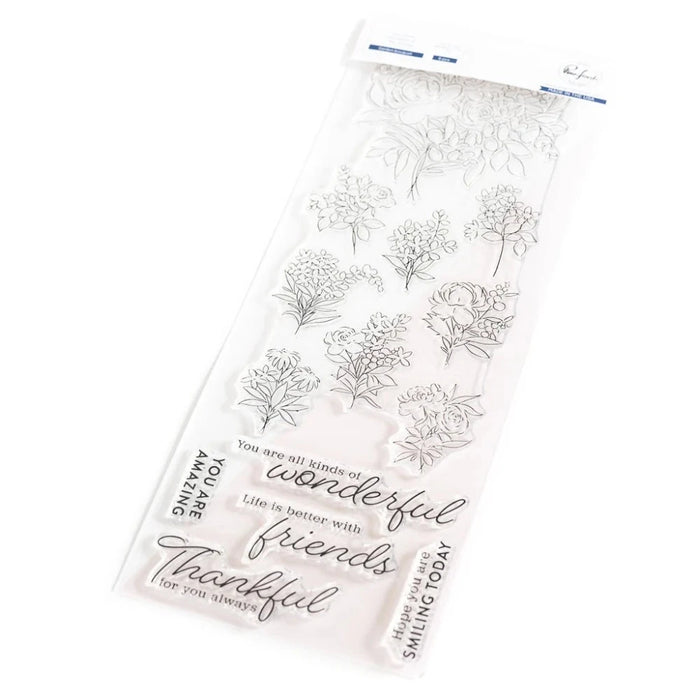 Pinkfresh Studio Garden Bouquet Stamp