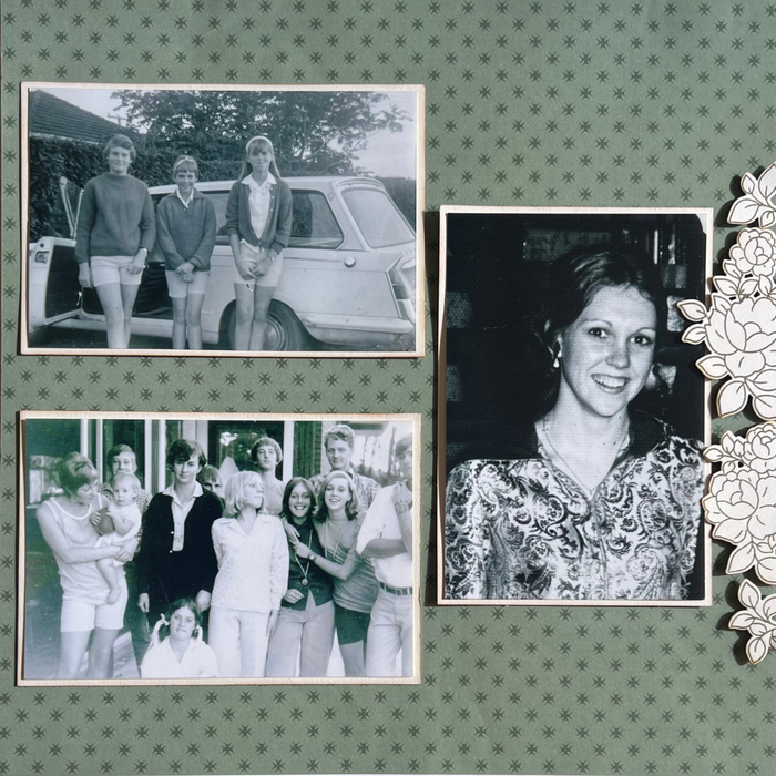 Double Page Layout Scrapbooking Kit 2, thoughtfully designed using various papers.

