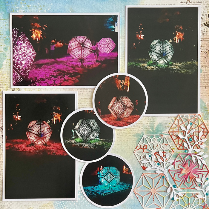 Double Page Layout Scrapbooking Kit, thoughtfully designed using papers from Dress My Craft.