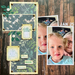 Double Page Layout Scrapbooking Kit, thoughtfully designed using papers from Craft Consortium.