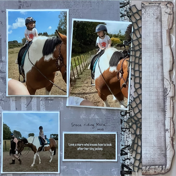 Double Page Layout Scrapbooking Kit, thoughtfully designed using papers from Simple Stories.
